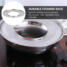 Double Boilers Steamer Food Steaming Plate Pressure Cooker Rack Drawer Stainless Steel