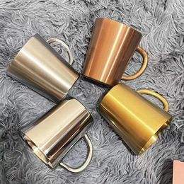 Mugs A Cup Of Multi-purpose Food-grade 304 Stainless Steel Double-layer Insulated Water Household Mouth Coffee