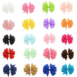 hot Girl Hair Bows Candy Colors Bow Design Girl Clippers Girls Hair Clips Hair Accessory baby Barrettes