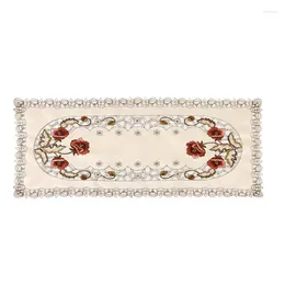 Table Cloth Rectangle Vintage Embroidered Lace Tablecloth Floral Cloth/Mat Decoration Kitchen Cover