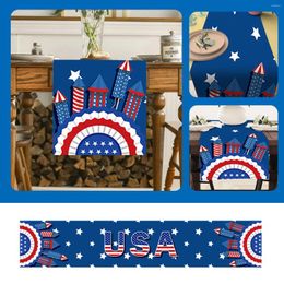 Table Cloth Polyester Independence Day Runner For Sign Patriotic Yard Pography Fabric Supplies Banners Indoor Outdoor Party