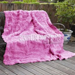 Blankets CX-D-30B Regular Fur Warm Blanket Soft On Bed Throw 130cm 150cm