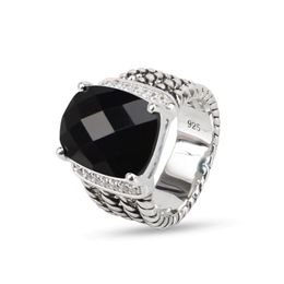 Ring Black New Collection Vintage Zircon Fashion Ring Ladies Memorial Day Gift 194e