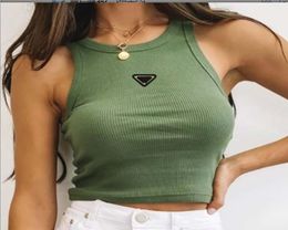 women039s vest short sleeve top Solid Colour elastic slim fit sports and casual outerwear bottoming wrap chest thread round neck8285820