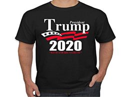 Trump 2020 T-Shirt Make Ama Great Again Black Printing Casual Sports Short Sleeve T-shirt Summer Tops Tee Clothes LJJP186192114