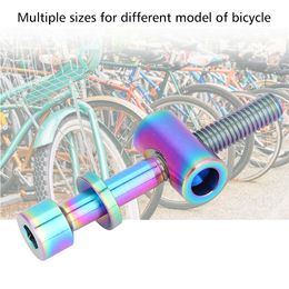 Bike Seatpost Fixed M5x30 35 40mm Post Round Head Screw and Colors For MTB Road Mountain Bike Parts Accessories