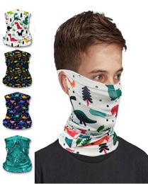 Kids Bandanas Scarfs Face Neck Gaiter Tube Dustproof Bandana 10 Colours Half Face Scarves Children Camping Cycling Accessories IIA35051809