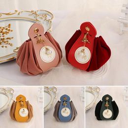 Gift Wrap Mini Handbag Bag Wedding Party Favours Candy Box Portable Drawstring Pouches Small Basket Jewellery Packaging Bags