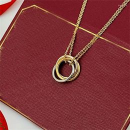Pendant Necklaces Womens Chain Designers Custom Silver Rose Gold Jewellery Stainless Steel Luxurious Iced Out Chians Valentines Day Couples