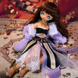 Dolls Dream Fairy 1/4 Doll tan skin 16 Inch Ball Jointed Doll Full Set lovely style BJD MSD DIY Toy Gift for Girls Y240528