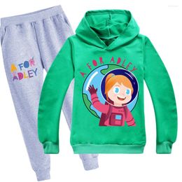 Clothing Sets A For Adley Girls Clothes Baby Long Sleeve Hoodies T Shirt Pants Winter Set Outfits 2Pcs Christmas