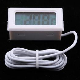 Digital Thermometer Aquarium Electronic LCD Display Water Thermometer Gauge For Probe Temperature Fish Tank Pool Refrigerator