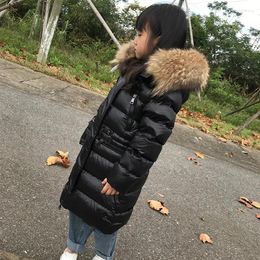 Down Coat -30 Degree Winter Children Clothing Baby Boy Girls White Duck Snow Wear Thick Coats Girl Jacket Kids Clothes