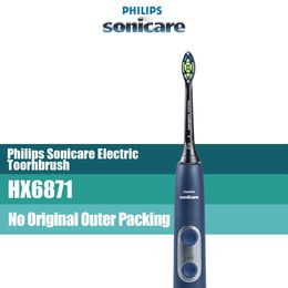 Toothbrush Philips Sonicare 6100 HX6871 Sonic electric toothbrush for adult replacement head White Q240528