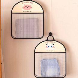 Storage Bags 1PC Wardrobe Kitchen Holder Sock & Sundries Organiser With Breathable Mesh Hanging Bag Large Capacity Wide Opening