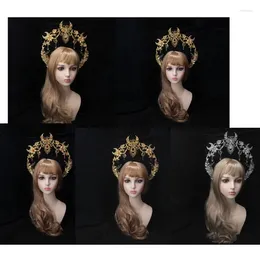 Party Supplies DIY Hair Hoop Baroque Vintage Hairband Crystal Tiaras Po Props