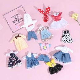 Doll Apparel Dolls 1pc 16cm Bjd doll clothing high-end dress can dress up fashionable doll clothing tight fitting clothes for children DIY girl toys best gift WX5.27