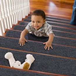 Carpets 10pcs Stair Carpet Footplate Antiskid Non-slip Backing | Stairs Treadmill For Children And The Dog's Safety Grasp