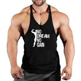 Men's Tank Tops Brand Tank Top Sleeveless Single Sleeve Fashion Sports Shirt Mens Fitness Top Mens Fitness Tank Top Y240522L6B3