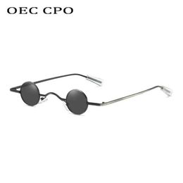 Sunglasses Vintage Rock Punk Man Sunglasses Classic Small Round Sunglasses Women Wide Bridge Metal Frame Black lens Eyewear Driving Q240527