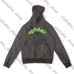 Designer hoodie spider hoodie 555 Mens Hoodies Sky Blue Men Women Number Printing Graphic Spider Web Sweatshirts coat