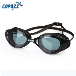 COPOZZ Adult Men Women Swimming Goggles Anti-Fog UV Protection Adjustable Swimming glasses Professional Waterproof Swim Eyewear 240528