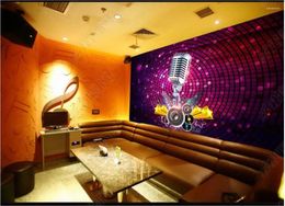 Wallpapers Custom Po Wallpaper For Walls 3 D Murals Modern Fashion Gorgeous Dream Bar KTV Background Wall Decoration Painting