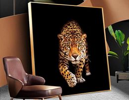 Wild Leopard Canvas Paintings on The Wall Feral Animals Posters and Prints Wall Art Cuadros Pictures for Home Living Room Decor7726117