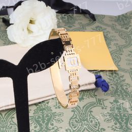 Designer Bracelet Brand Luxury Letter Gold Bangle Charm Bracelet Quality Men Women Stainless Steel Bangle Classic Bracelet Chain Wedding Party Jewellery