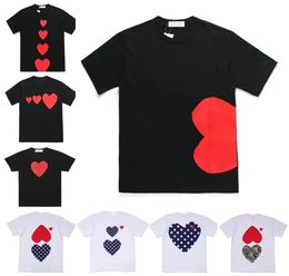 25 Men t shirt Short Sleeve women Tshirt Red heart set Summer Tees Letter Print Hip Hop Style Bring tote bag 01027290406