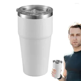 Water Bottles Insulated Bottle 20oz Travel Mug With Lid Thermal Cup Stainless Steel Coffee For Outdoor Gym
