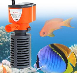 3 In 1 Silent Aquarium Filter Submersible Oxygen Internal Pump Sponge Water With Rain Spray For Fish Tank Air Increase 35W7406720