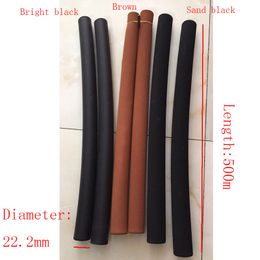 Bicycle Bike Butterfly Handlebar Grip Matte Soft Foam Sponge Grips Handle Bar 50cm black brown with 22.2 handlebars