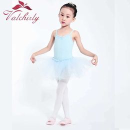 Dancewear New Kids Ballet Dress Dance Wear Leotard Tutu Camisole Ballet Dress for Girls Y240524