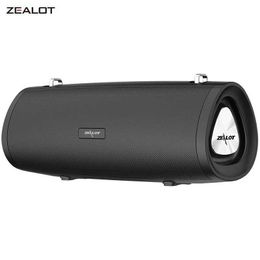Portable Speakers ZEALOT S38 high-power caixa de som Bluetooth high-power subwoofer wireless portable MP3 player karaoke home system music box S245287