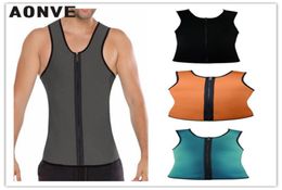 Slimming Belt Belly Men Body Shaper Man Waist Trainer Slimming Vest Shirt Ultra Sweat Neoprene Thermo Body Shaper Plus Size7674511