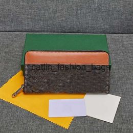Wallets Wallet for Men and Women with Long Zipper Wallet Personalized Style H24528