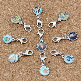 Mixed Catholic Church Medals Saints Cross Charm Floating Lobster Clasps Pendants For Jewellery Making Bracelet Necklace DIY Accessories 1 2468
