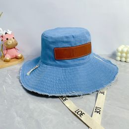 Designer de luxo Capéu de balde masculino Mulheres Cem cem, pegue chapéu casquette primavera verão o outono de outono, luz solar tonalidade larga