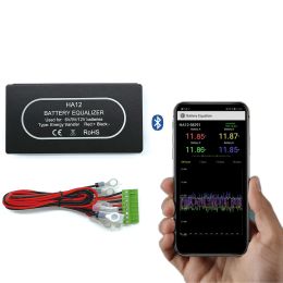 HA12 Battery Equaliser Balancer with App show voltage through Mobile Phone for 4*(2V-5V) or 4*(6V-12V) Solar battery system