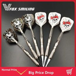 Darts Fox Smiling 3-piece professional electronic soft tip darts 17g 146mm with nylon alloy shaft darts S2452855
