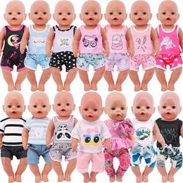 Doll Apparel Dolls 43 cm newborn baby rebirth doll clothing accessories 18 inch American girl toy Our generation Nenuco WX5.2752IT