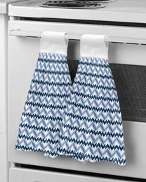 Towel Geometric Minimalist Abstract Hand Bathroom Supplies Absorbent Cloth Dishcloths Hanging Kitchen Accessories