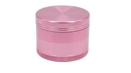 Pink Herb Grinder Crusher Tobacco Smoke Smoking Accessories Metal Grinder 50mm197inch 55mm217inch 63mm248inch7060912