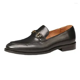 Dress Shoes Mens Casual Shoe Loafers Men Leather Slip On Patent Male Footwear Pointed Toe For