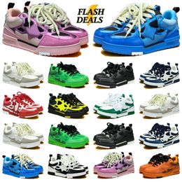 Only selling high-quality Designer Skate Shoes Embossed Trainers Women Men Mesh Abloh Sneakers Platform Virgil Maxi Casual Multicolor Calf Leather Rubber Sole