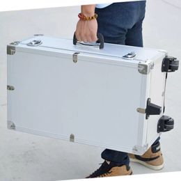 Suitcases Travel Trolley Precision Instrument Toolbox Moisture Proof, Shockproof Aluminum Alloy ABS Suitcase Bag Storage Box Luggage Bags