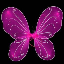Kids Girl Princess Fairy Butterfly Wings Halloween Fancy Dress Costume GB450 287z