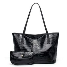 HBP composite bag messenger bag handbag purse new Designer bag high quality fashion Crocodile pattern Two in one combo 243s