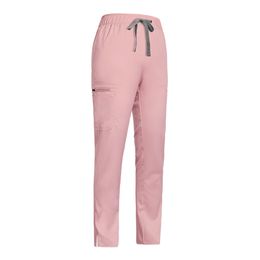 Unisex Medical Uniforms Work Trouser Doctor Nurse Elastic Waist Women Dental Scrub Pants Lab SPA Nursing Surgical Clinical Pants